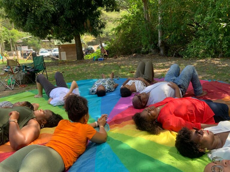 A l’occasion de la journée internationale du rire qui a eu lieu le 1er mai 2023, nous avons organisé une action en collaboration avec le Yoga du rire.